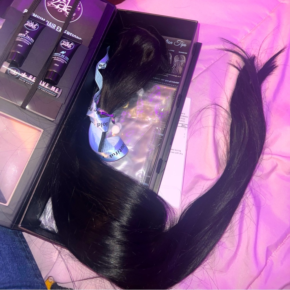 Zalá haír extensions 100% human hair‼️(Brand new)